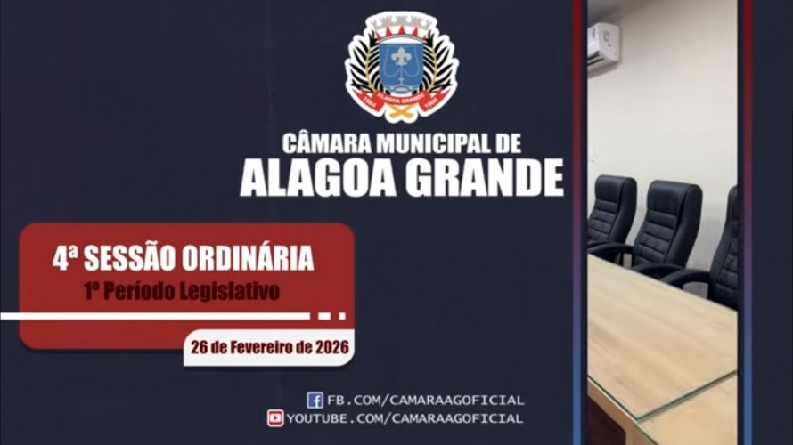 4ª Sessão Ordinária - 1º Período Legislativo - 26/02/2026